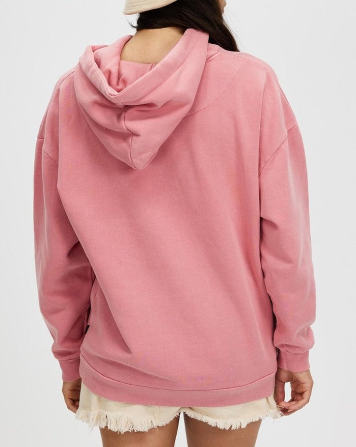 Silent theory deals pink hoodie