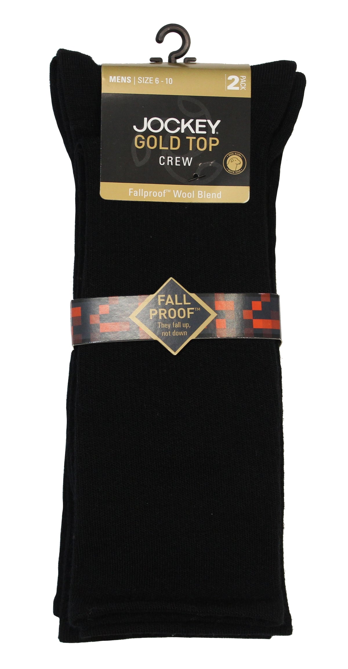 Jockey Fallproof Wool Crew 2-Pack Sock (4498501337225)