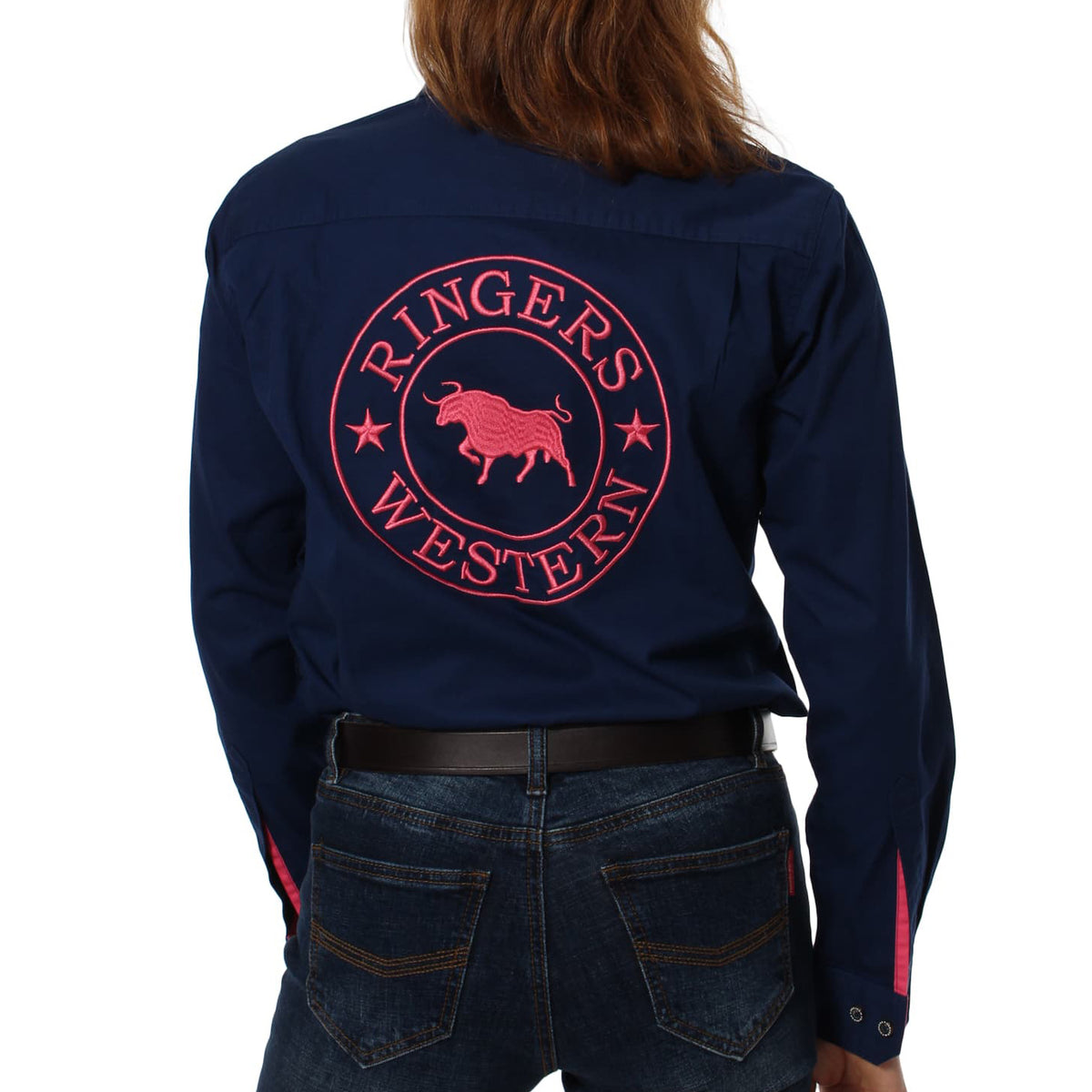Ringers Western Signature Jillaroo Womens Full Button Shirt (5634832859294)
