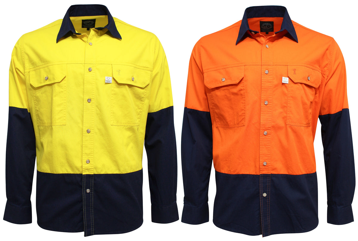 Ritemate Hi Vis Australian Cotton Shirt (4498674385033)
