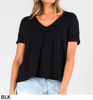 Rusty Lourdes Rib Tee (4498718490761)
